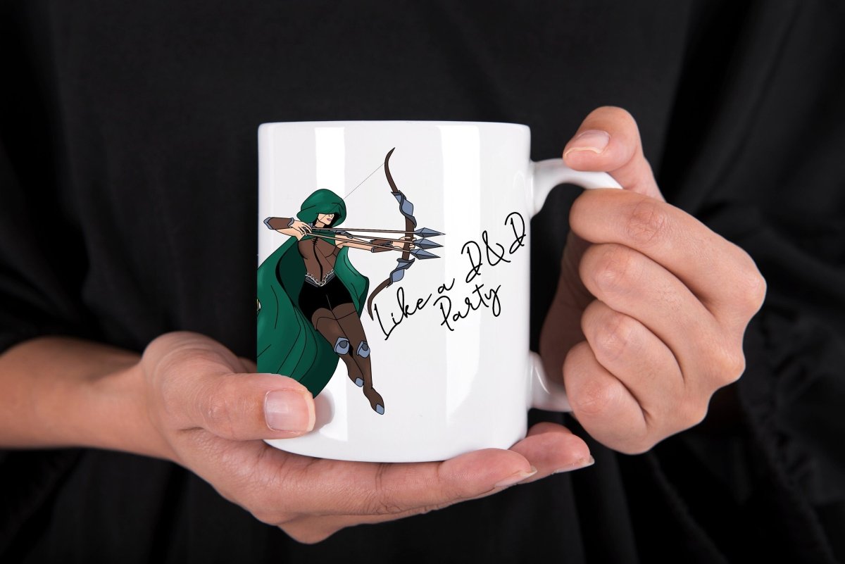 Ain't No Party, Like a DnD Party DnD Mug - Resplendent Aurora