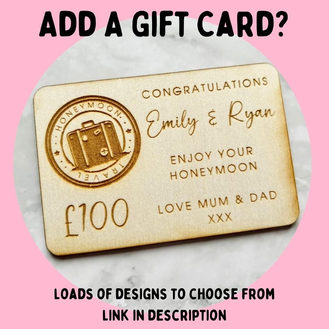 Personalised Home Sweet Home Housewarming Gift Card Holder - Resplendent Aurora