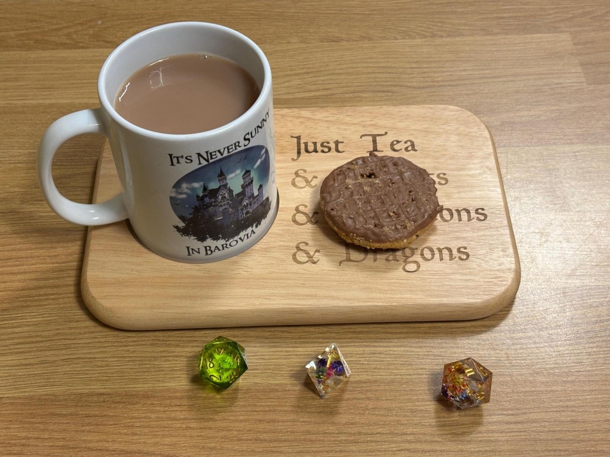 You're Tea - riffic Drink and Biscuit stand - Resplendent Aurora