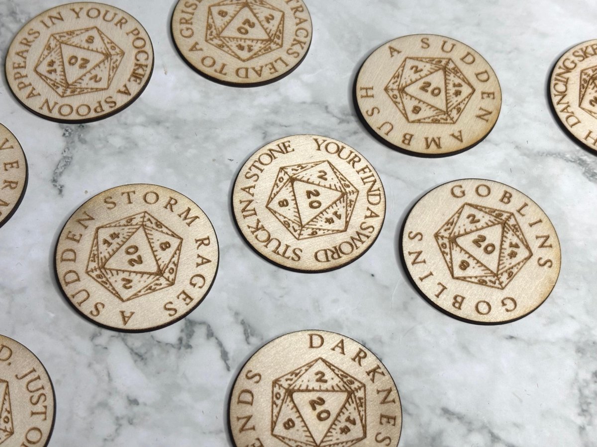 Personalised DnD Encounter Tokens | Dungeon Master Scenario Prompts - Resplendent Aurora