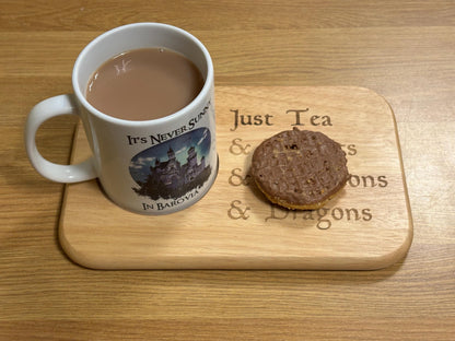 All You Need is Love Mug and Biscuit Stand | Valentines, Anniversary or Mother's Day Gift - Resplendent Aurora