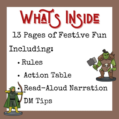 Bad Secret Santa DnD Christmas One-Shot: Festive Holiday D&D 5e Encounter (PDF) - Resplendent Aurora