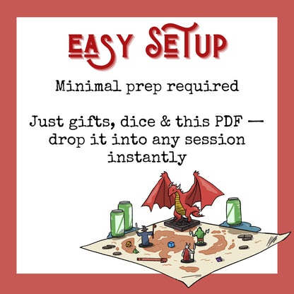 Bad Secret Santa DnD Christmas One-Shot: Festive Holiday D&D 5e Encounter (PDF) - Resplendent Aurora