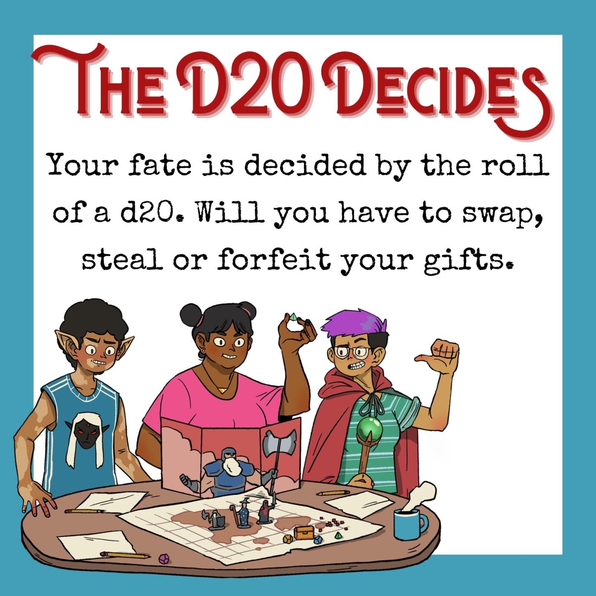 Bad Secret Santa DnD Christmas One - Shot: Festive Holiday D&D 5e Encounter (PDF) - Resplendent Aurora