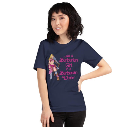 Barbarian Girl T-Shirt | Funny RPG Gamer Tee - Resplendent Aurora