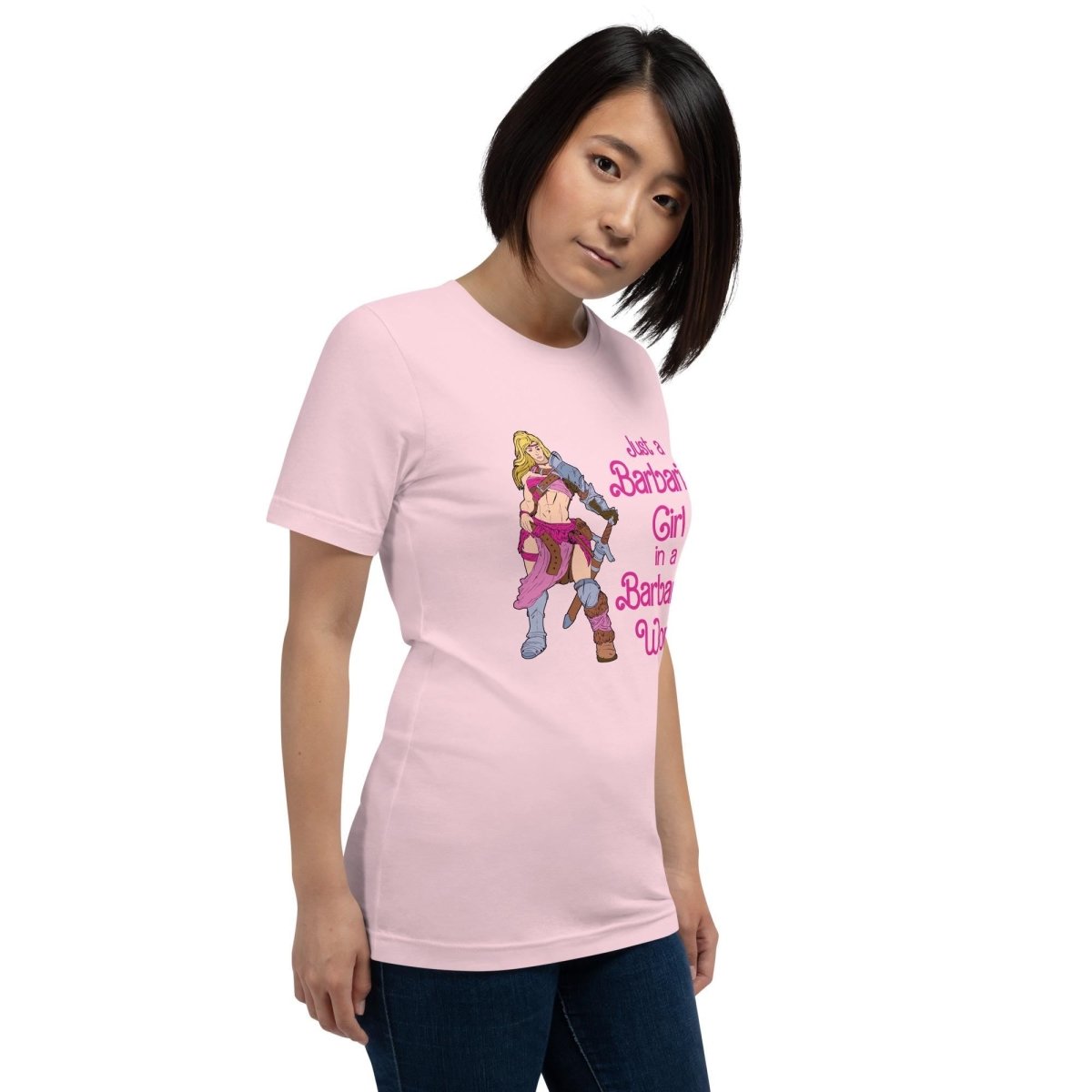 Barbarian Girl T-Shirt | Funny RPG Gamer Tee - Resplendent Aurora