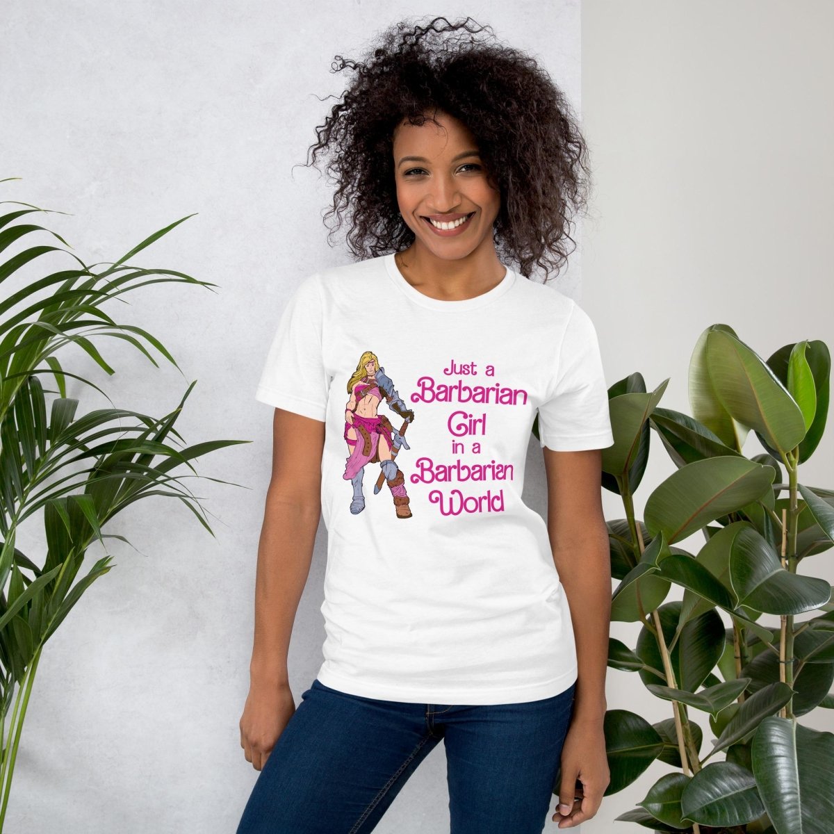 Barbarian Girl T-Shirt | Funny RPG Gamer Tee - Resplendent Aurora