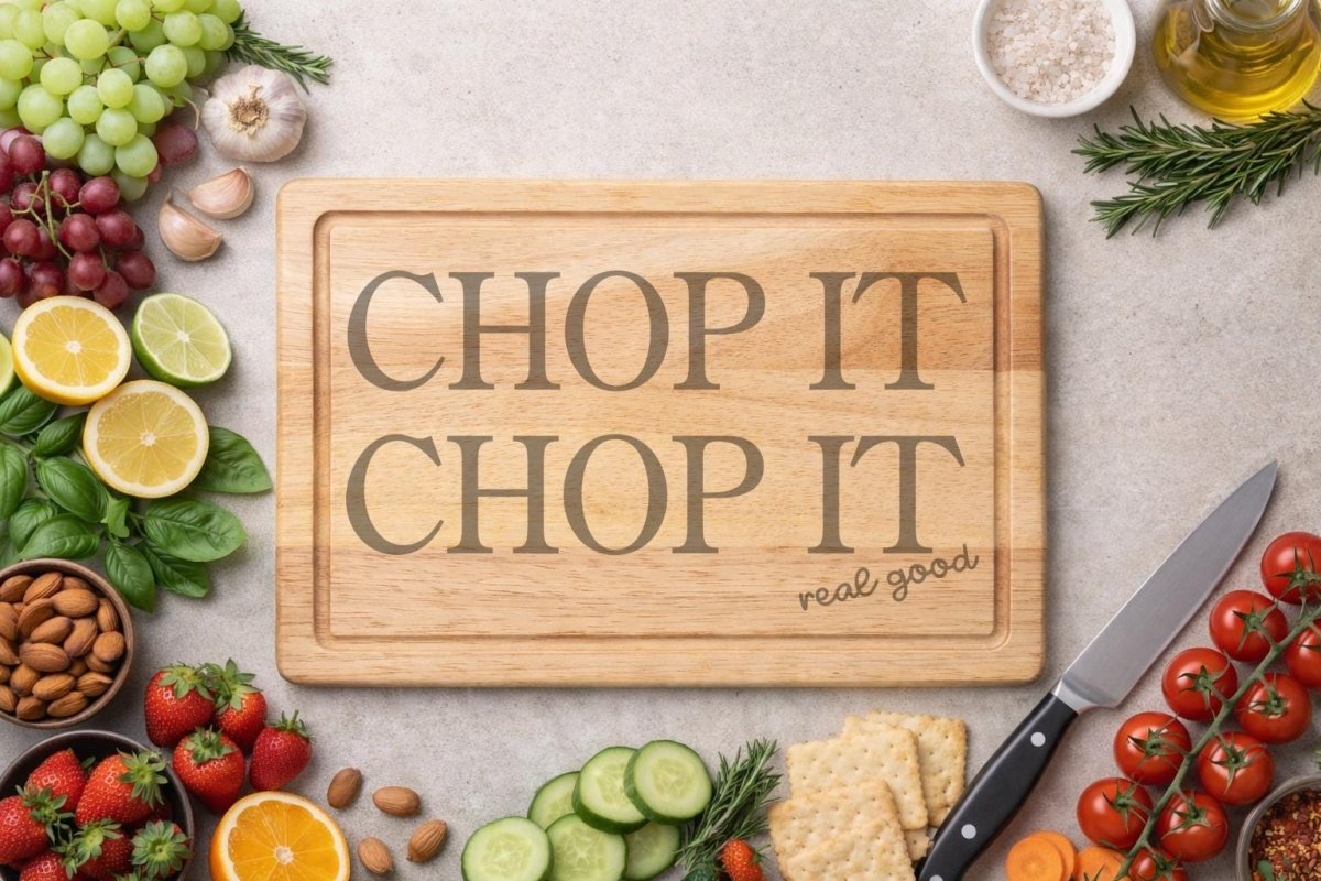Chop It Real Good Wooden Chopping Board - Resplendent Aurora