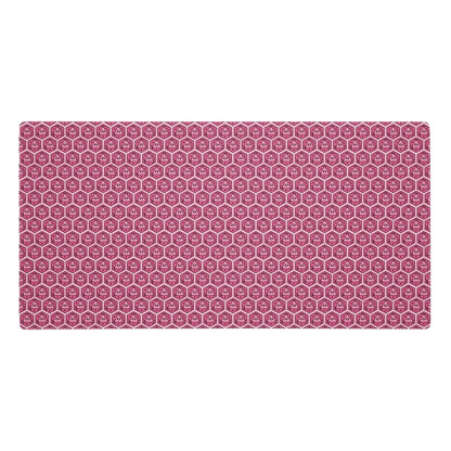 Colourful DnD Polyhedral Dice Desk Mat | Critical Hit Gaming Mouse Pad | Multiple Colours - Resplendent Aurora