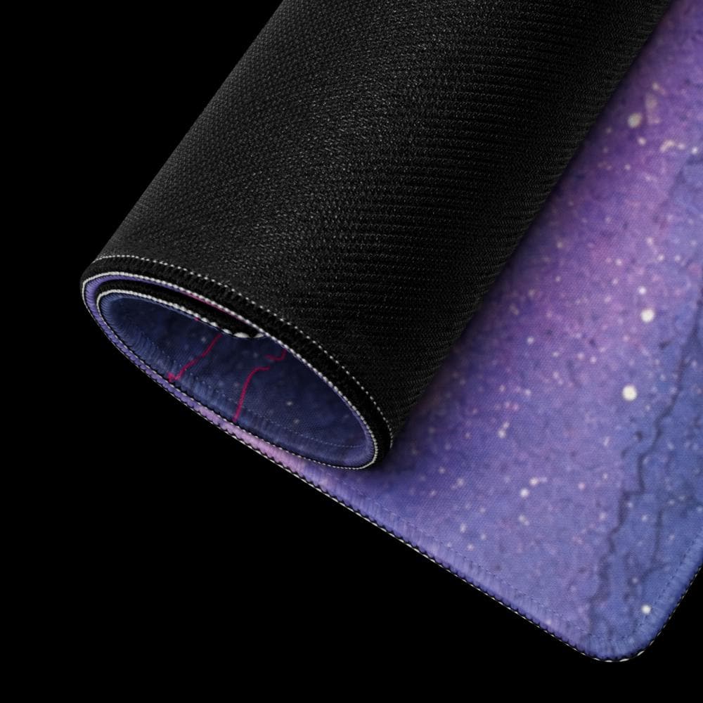 Cosmic Whale Shark Desk Mat – XXL Galaxy Gaming Pad - Resplendent Aurora