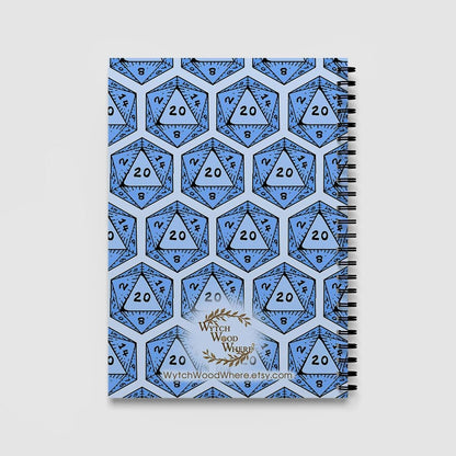 DnD Campaign Journal | D20 Dice Critical Hit RPG Notebook - Resplendent Aurora