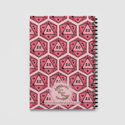 DnD Campaign Journal | D20 Dice Critical Hit RPG Notebook - Resplendent Aurora