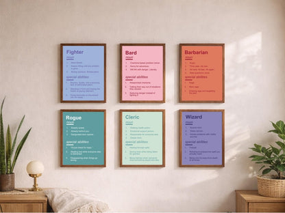 DnD Class Definition Art Print | Funny Dungeons and Dragons Gift - Resplendent Aurora