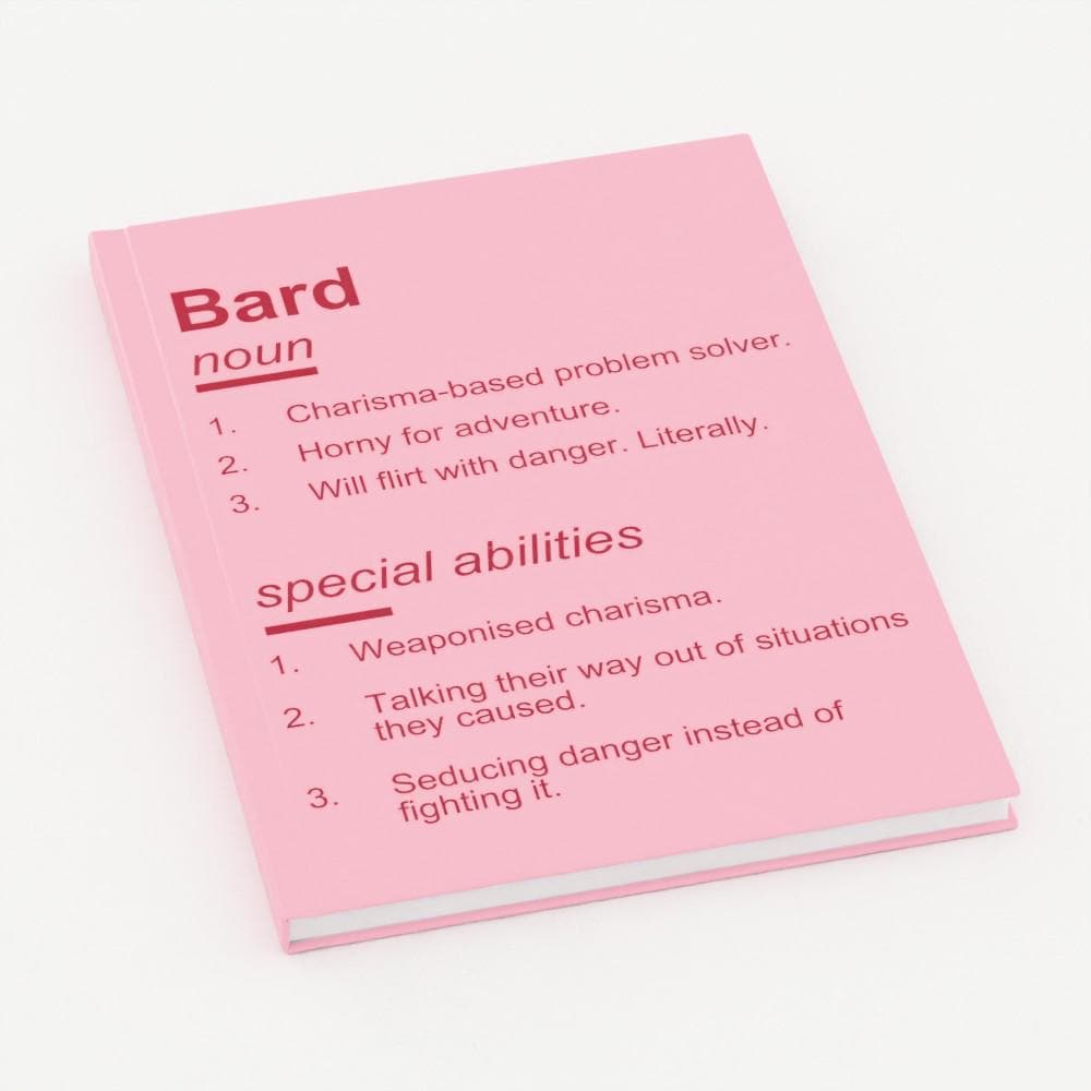 DnD Class Definition Hardback Journal A5 | Dungeons and Dragons RPG Notebook - Resplendent Aurora