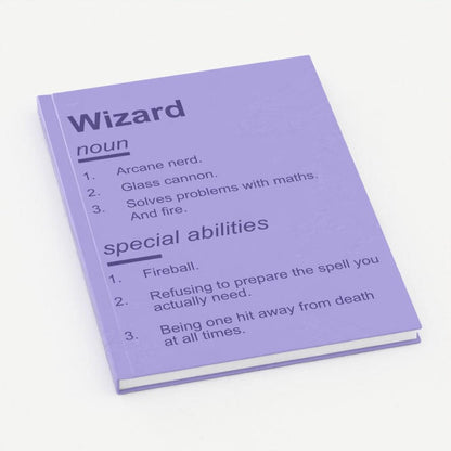 DnD Class Definition Hardback Journal A5 | Dungeons and Dragons RPG Notebook - Resplendent Aurora