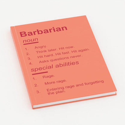 DnD Class Definition Hardback Journal A5 | Dungeons and Dragons RPG Notebook - Resplendent Aurora