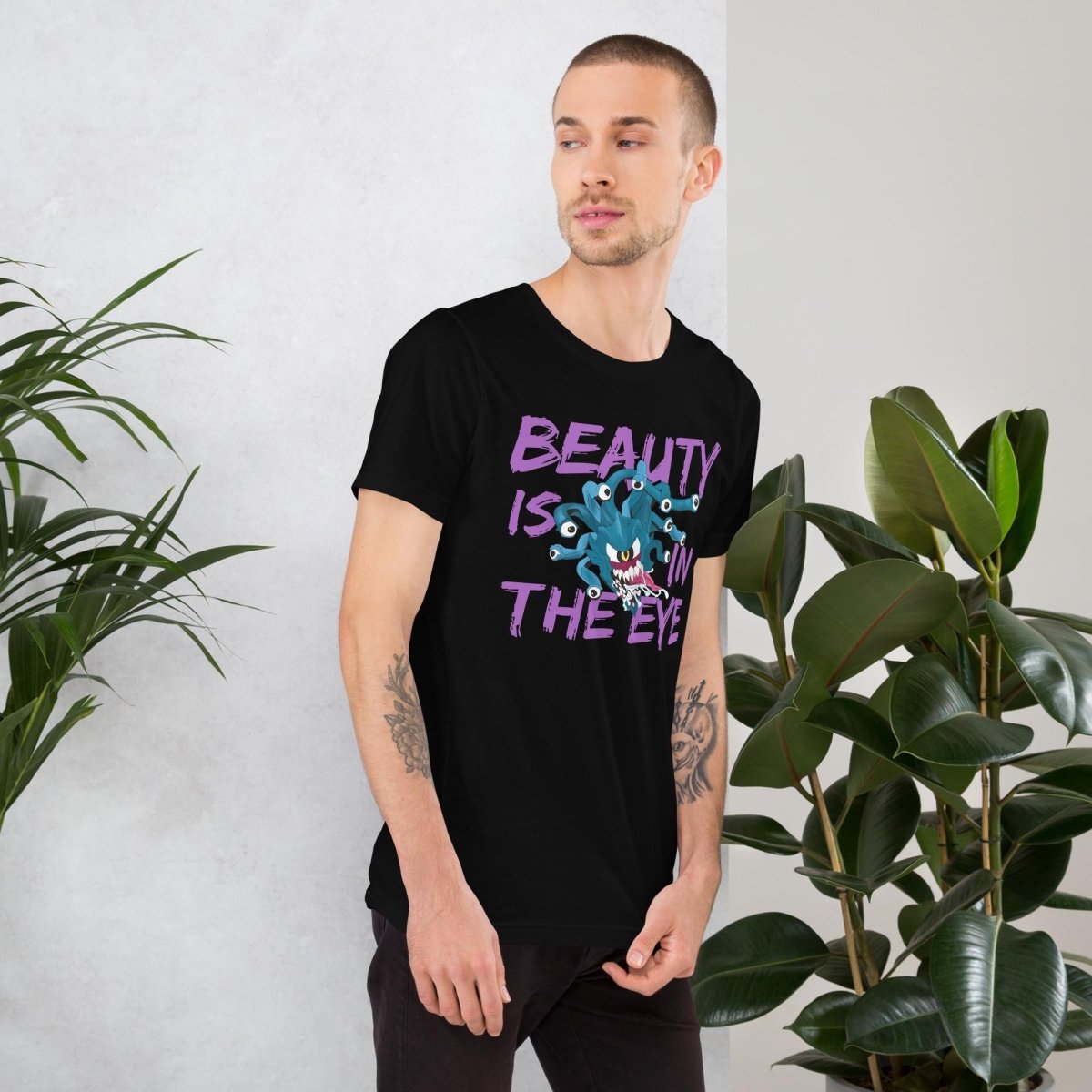 Evil Eye Monster T-Shirt | DnD Pun, Unisex RPG Gift - Resplendent Aurora
