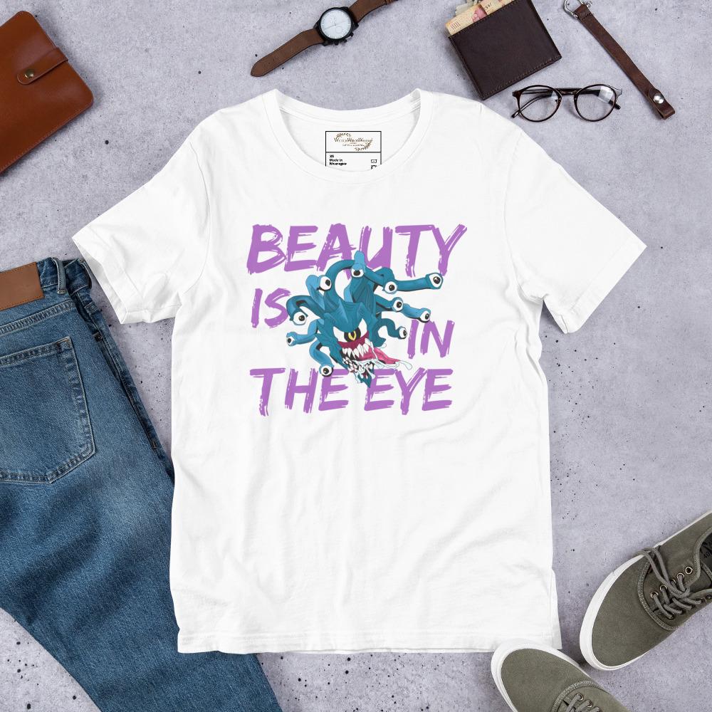 Evil Eye Monster T-Shirt | DnD Pun, Unisex RPG Gift - Resplendent Aurora