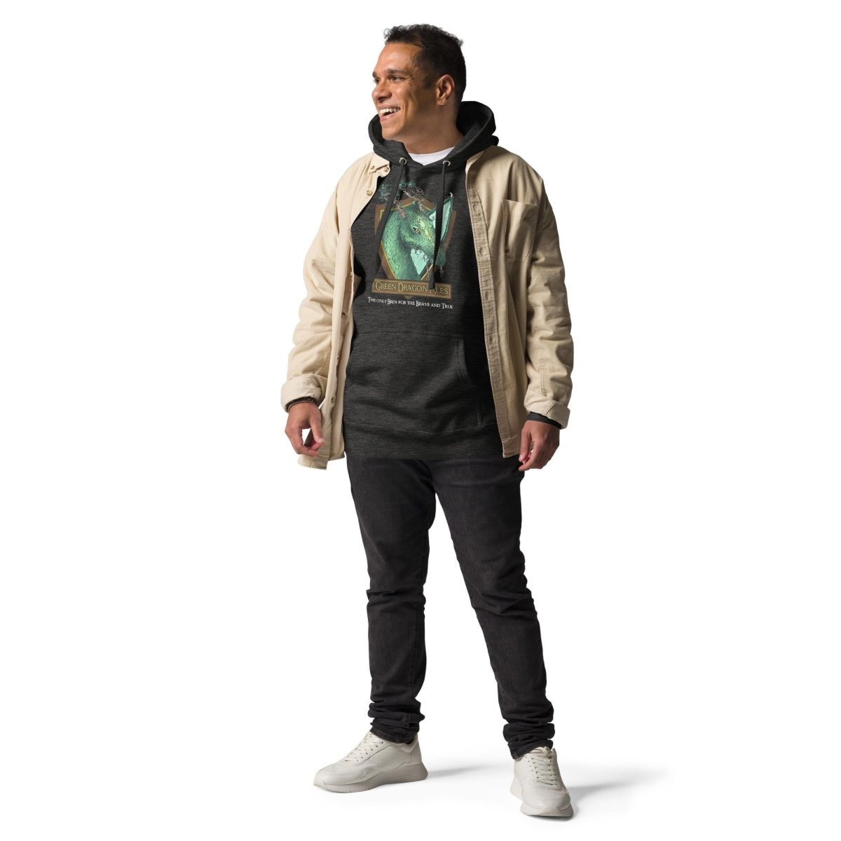 Green Dragon Ales Hoodie | LOTR Fantasy Pullover | Geeky Middle Earth Apparel - Resplendent Aurora