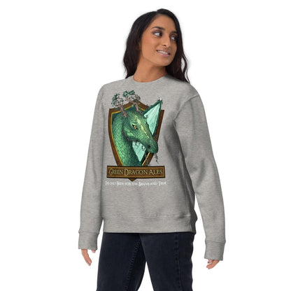 Green Dragon Ales Sweatshirt | LOTR Fantasy Pullover, Geeky Streetwear - Resplendent Aurora