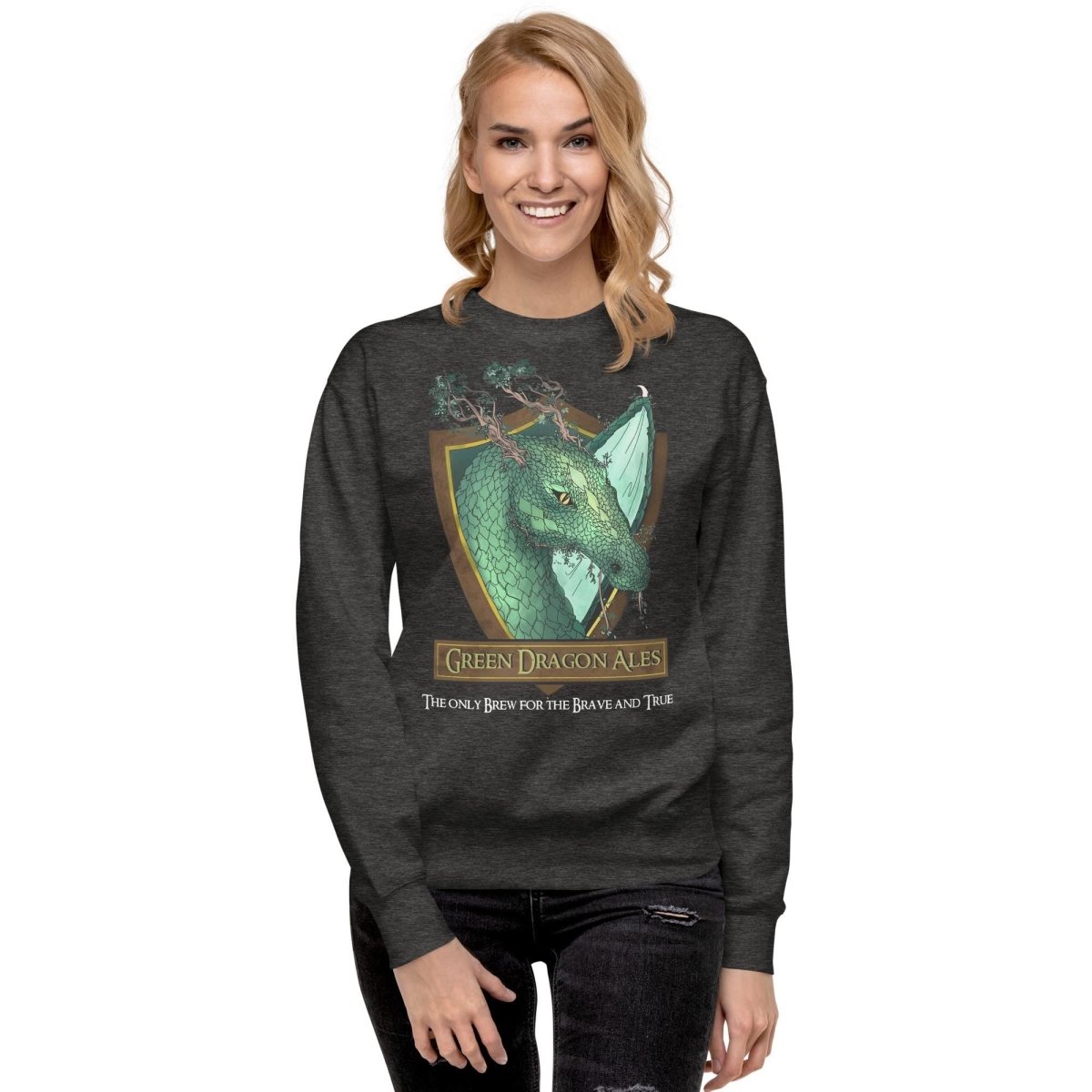 Green Dragon Ales Sweatshirt | LOTR Fantasy Pullover, Geeky Streetwear - Resplendent Aurora