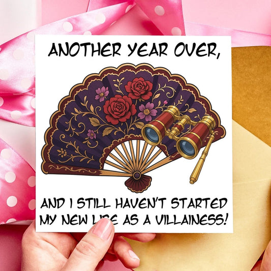 Isekai Villainess Birthday Card - Resplendent Aurora