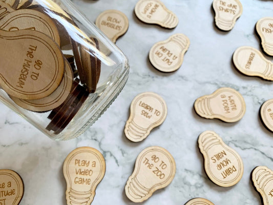 Little Jar of Big Ideas - Personalised Activity Tokens - Resplendent Aurora