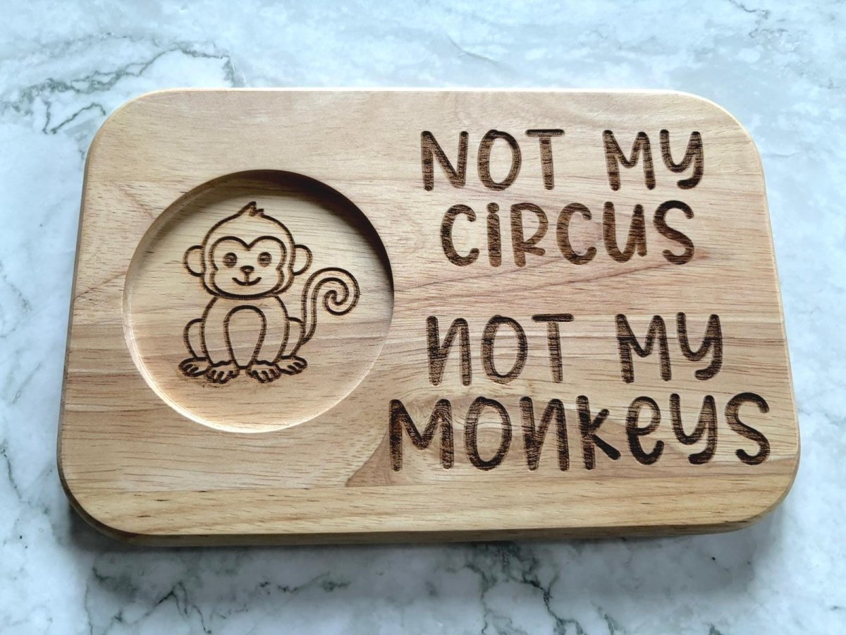 Not My Circus, Not My Monkeys Mug and Biscuit Stand - Resplendent Aurora