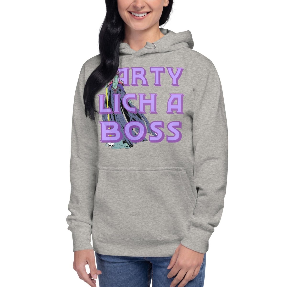 Party Lich a Boss Hoodie | Funny DnD Gamer Pullover - Resplendent Aurora