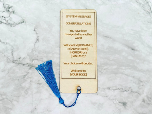 Personalised LitRPG GameLit Bookmark - Resplendent Aurora