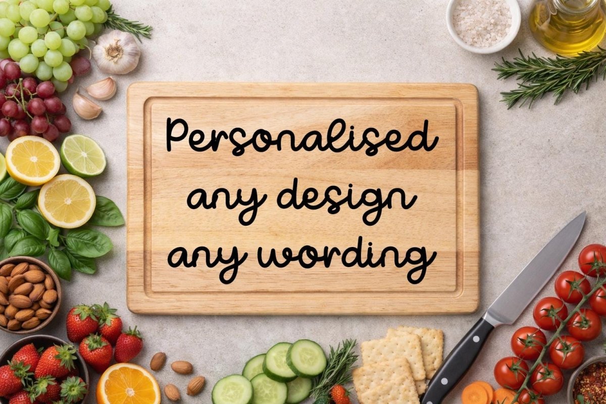 Personalized Engraved Wood Cutting Board | Custom Design Wedding Gift - Resplendent Aurora