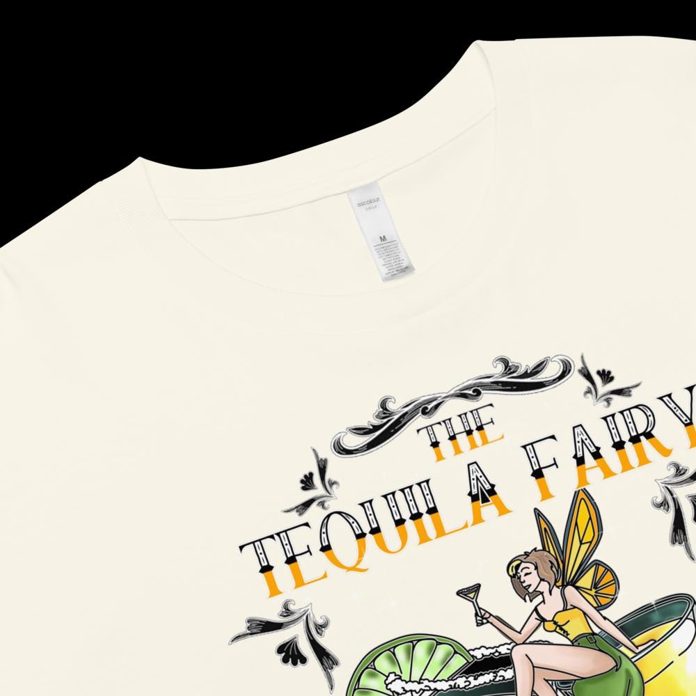 Tequila Fairy Crop Top | Funny Festival Cropped Tee - Resplendent Aurora