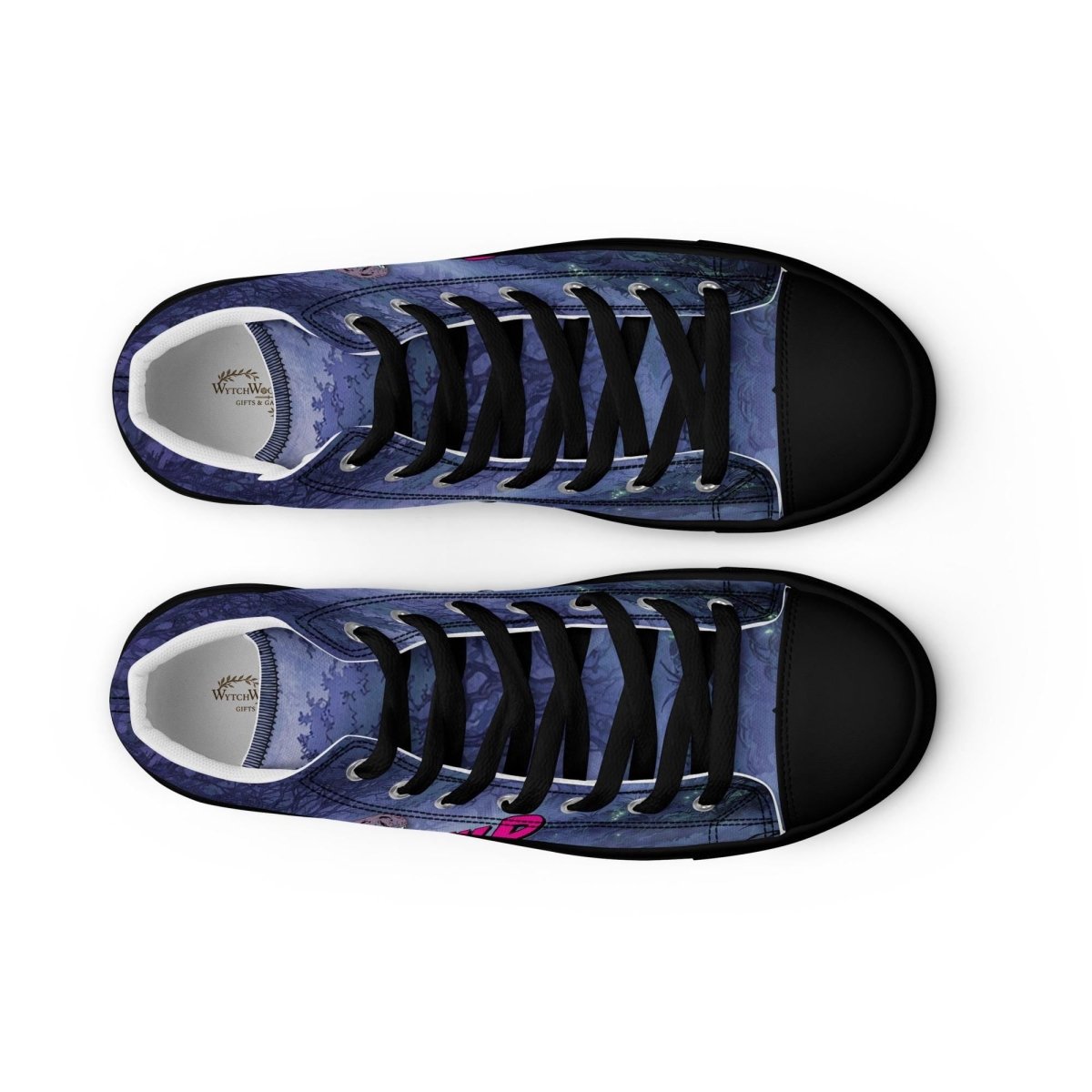 Zombie T - Rex High Top Canvas Shoes | Gothic Horror Streetwear - Resplendent Aurora