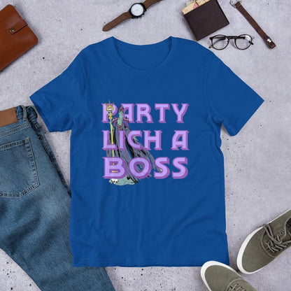 Funny Party Lich T-Shirt | Dungeon Master RPG Nerdy Gift - Resplendent Aurora