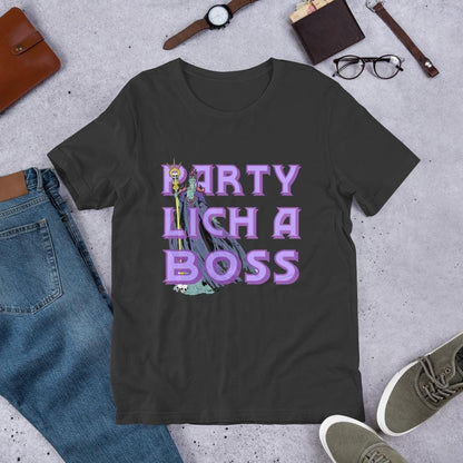 Funny Party Lich T-Shirt | Dungeon Master RPG Nerdy Gift - Resplendent Aurora