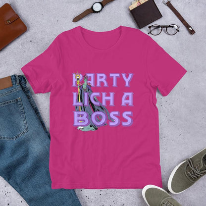 Funny Party Lich T-Shirt | Dungeon Master RPG Nerdy Gift - Resplendent Aurora