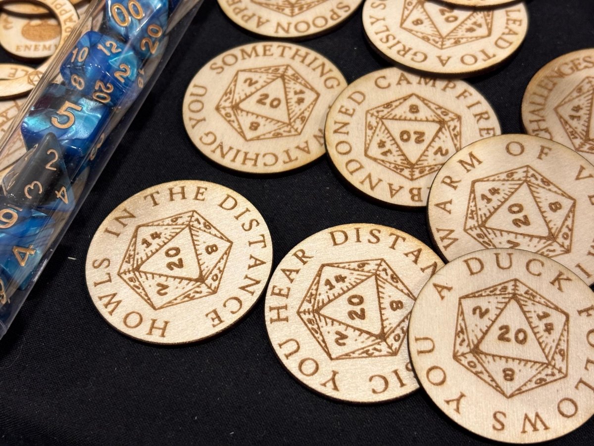 Personalised DnD Encounter Tokens | Dungeon Master Scenario Prompts - Resplendent Aurora