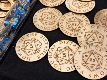 Personalised DnD Encounter Tokens | Dungeon Master Scenario Prompts - Resplendent Aurora