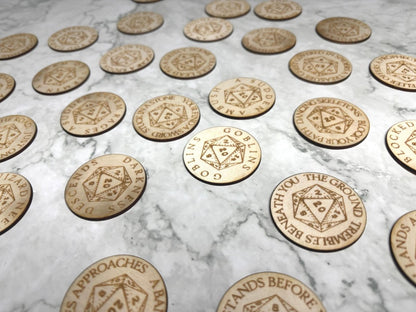 Personalised DnD Encounter Tokens | Dungeon Master Scenario Prompts - Resplendent Aurora