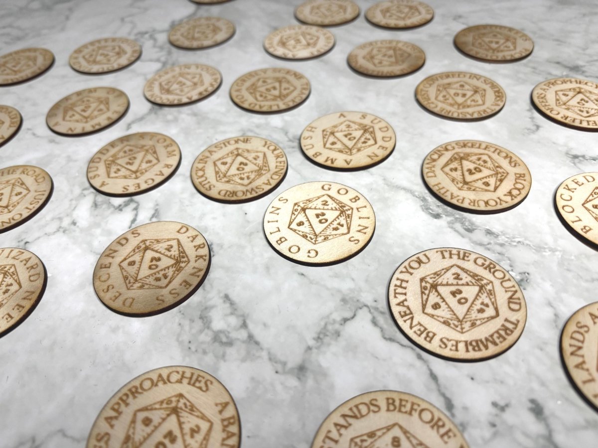 Personalised DnD Encounter Tokens | Dungeon Master Scenario Prompts - Resplendent Aurora