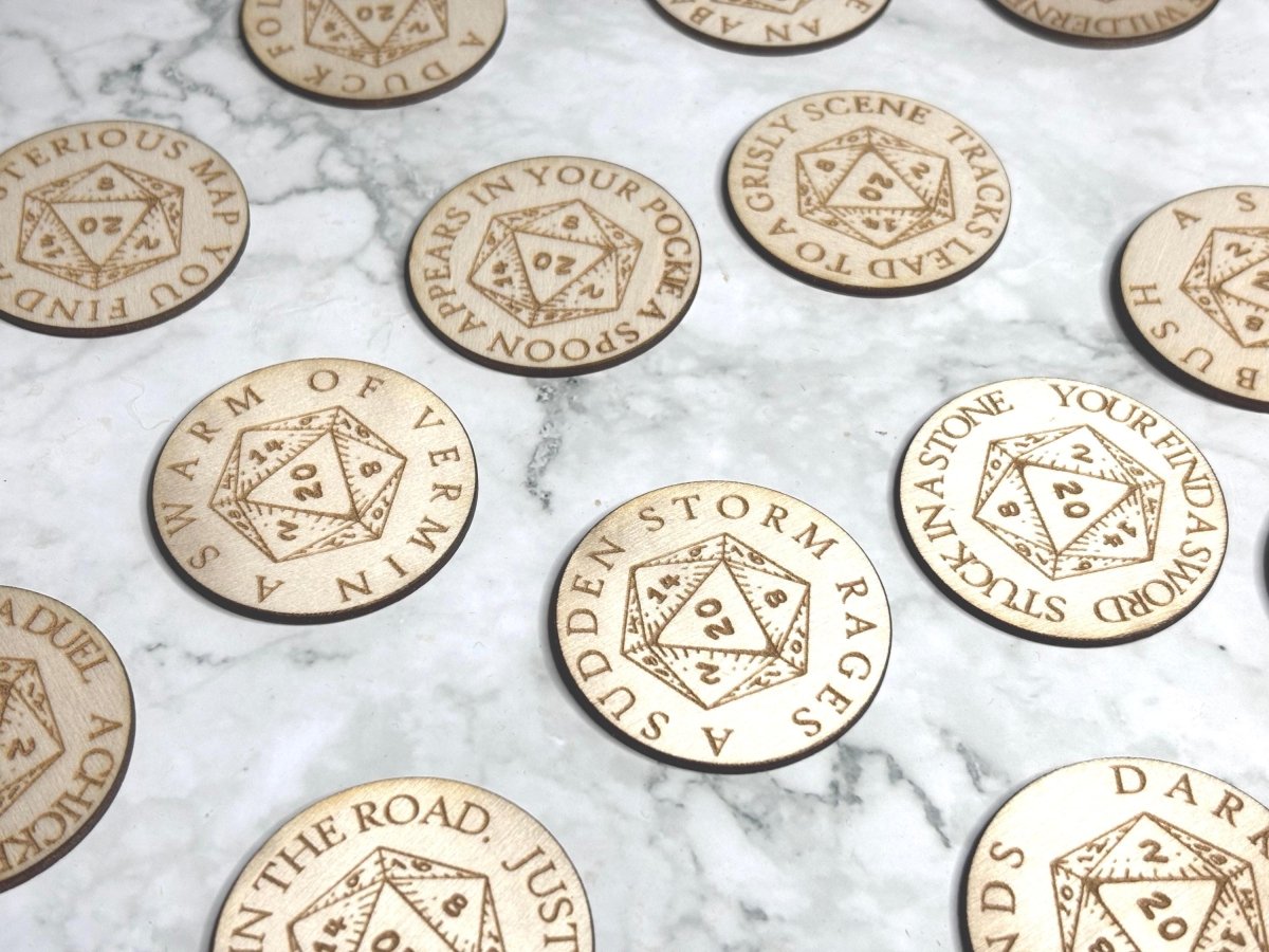 Personalised DnD Encounter Tokens | Dungeon Master Scenario Prompts - Resplendent Aurora