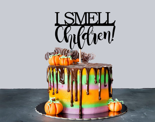 I Smell Children Hocus Pocus Halloween cake topper, Digital Download, png, svg, jpeg, pdf, cut files for Cricut or Silhouette - Resplendent Aurora